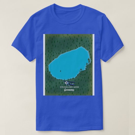 スティンフードメーエルドイツの地図 Tシャツ (デザイン正面)