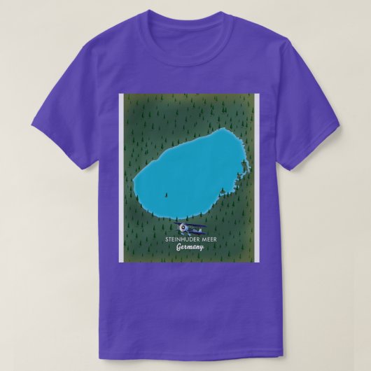 スティンフードメーエルドイツの地図 Tシャツ (デザイン正面)