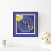 スティンボック22.12月ビス20日1月Uhr スクエア壁時計 (ホーム)