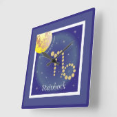 スティンボック22.12月ビス20日1月Uhr スクエア壁時計 (傾斜)