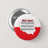 スティンラト！ソングポーランドの地図 缶バッジ (正面&裏面)