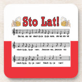 スティンラト！ビールのマグで歌う コースター (正面)