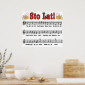 スティンラト！ビールのマグで歌う ポスター (キッチン)