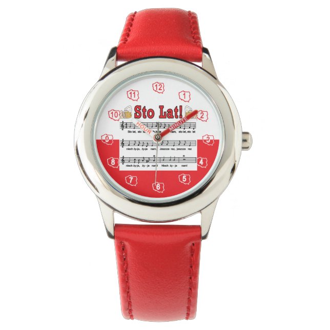 スティンラト！ビールのマグで歌う 腕時計 (正面)