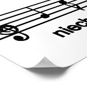 スティンラト！曲のプリント ポスター (角)