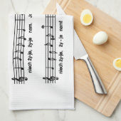 スティンラト！曲 キッチンタオル (四つ折り)