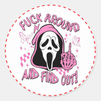 スティーカーの叫び ラウンドシール