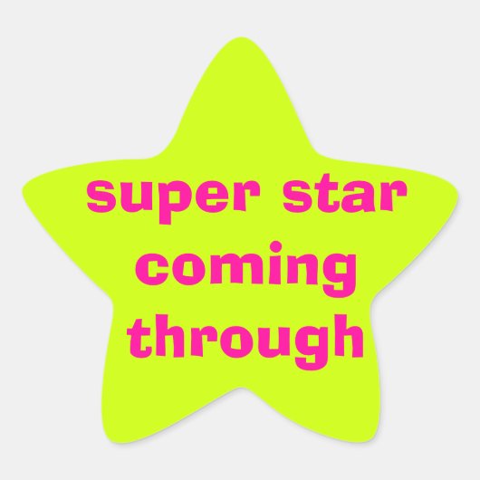 スティーカー 星シール (正面)