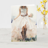 スティートソン&レース結婚ズ:フローラウィスパー カード (黄色い花)