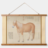 スティード – ホースナマズHongyuzuo中国のファインアート 吊り下げ型タペストリー (正面)