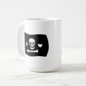 スティード・ボネの旗マグカップ コーヒーマグカップ (正面左)