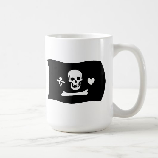 スティード・ボネの旗マグカップ コーヒーマグカップ (右)