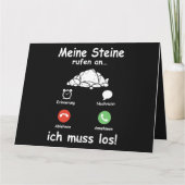 スティーヌコールIch Muss Los Geologist おもしろい Geologist カード (裏面)