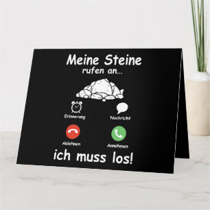 スティーヌコールIch Muss Los Geologist おもしろい Geologist カード