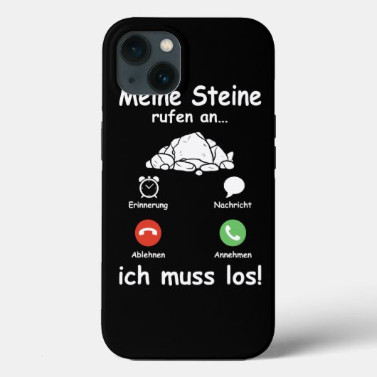 スティーヌコールIch Muss Los Geologist おもしろい Geologist Case-Mate iPhoneケース (裏面)
