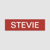 スティービー 名札 (正面)