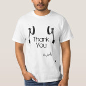 スティーブありがとう Tシャツ (正面)