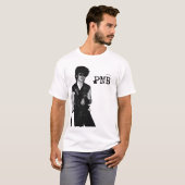スティーブが付いているPNBのワイシャツ Tシャツ (正面フル)