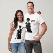 スティーブが付いているPNBのワイシャツ Tシャツ (ユニセックス)