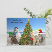 スティーブとジェシカのクリスマスカード カード (スタンド正面)