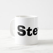 スティーブのマグ コーヒーマグカップ (正面左)