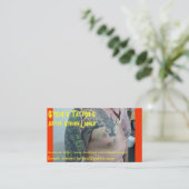 スティーブの入れ墨の名刺 予約カード (スタンド正面)