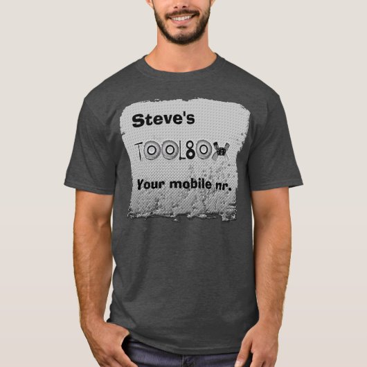 スティーブの工具箱Tシャツ Tシャツ (正面)