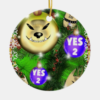 スティーブの毛皮のyes! セラミックオーナメント