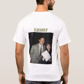 スティーブの若者が付いているEBMRFのTシャツ Tシャツ (裏面)