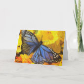 スティーブズブルーバタフライ カード (正面)