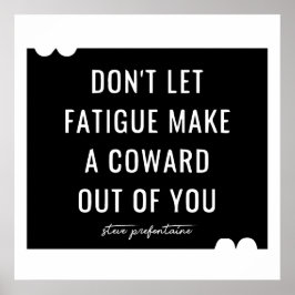 スティーブプレフォンテーヌ引用文 ポスター