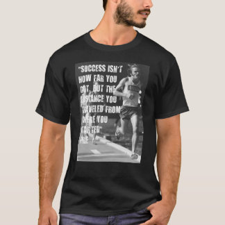 スティーブプレフォンテーヌ引用文 Tシャツ