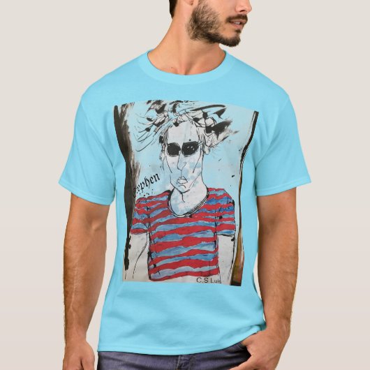 スティーブンのシャツ Tシャツ (正面)