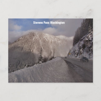 スティーブンス峠 ポストカード