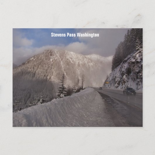 スティーブンス峠 ポストカード (正面)