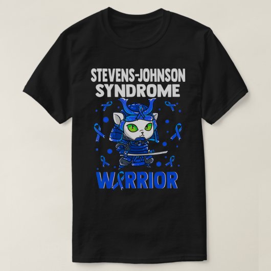 スティーブンス・ジョンソン症候群認識度壊死性遺物 Tシャツ (デザイン正面)