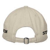 スティーブンズウーバー刺繍キャップ 刺繍入りキャップ (裏面)