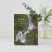 スティーブンズキャニオン滝はがき ポストカード (スタンド正面)