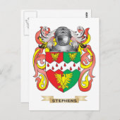 スティーブンズコートオブアームズ(家紋) ポストカード (正面/裏面)