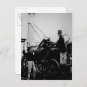 スティーブンソンのロケットのレプリカ, 1929 ポストカード (正面/裏面)