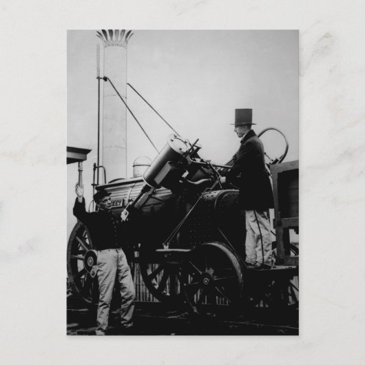 スティーブンソンのロケットのレプリカ, 1929 ポストカード (正面)