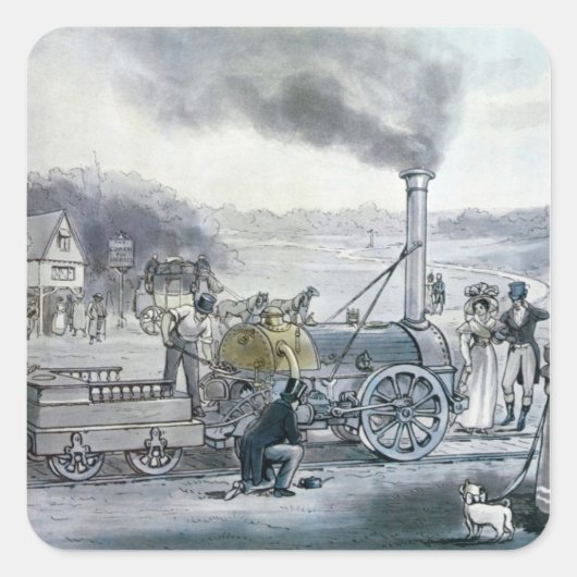 スティーブンソンの「ノーサンブライアン」 スクエアシール (正面)