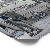 スティーブンソンの「ノーサンブライアン」 ポスター (角)