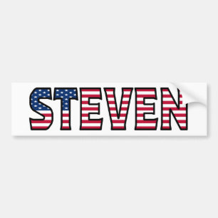 スティーブン名Vorname USA Aufkleberステッカー自動 バンパーステッカー
