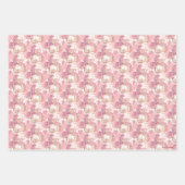 スティーブン宇宙 |バラ石英イラストレーション ラッピングペーパーシート (正面3)