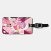 スティーブン宇宙 |バラ石英レガシ ラゲッジタグ (正面横)