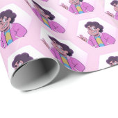 スティーブン宇宙 |ピンクダイヤモンドポートレート ラッピングペーパー (ロールコーナー)
