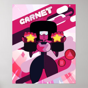 スティーブン宇宙 Garnetキャラクター図 ポスター