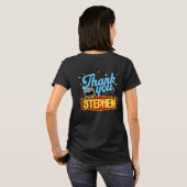スティーブン、ありがとう! Tシャツ (裏面フル)