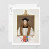 スティーブン・ガーディナー(c.1483-1555)司教のポートレート ポストカード (正面/裏面)